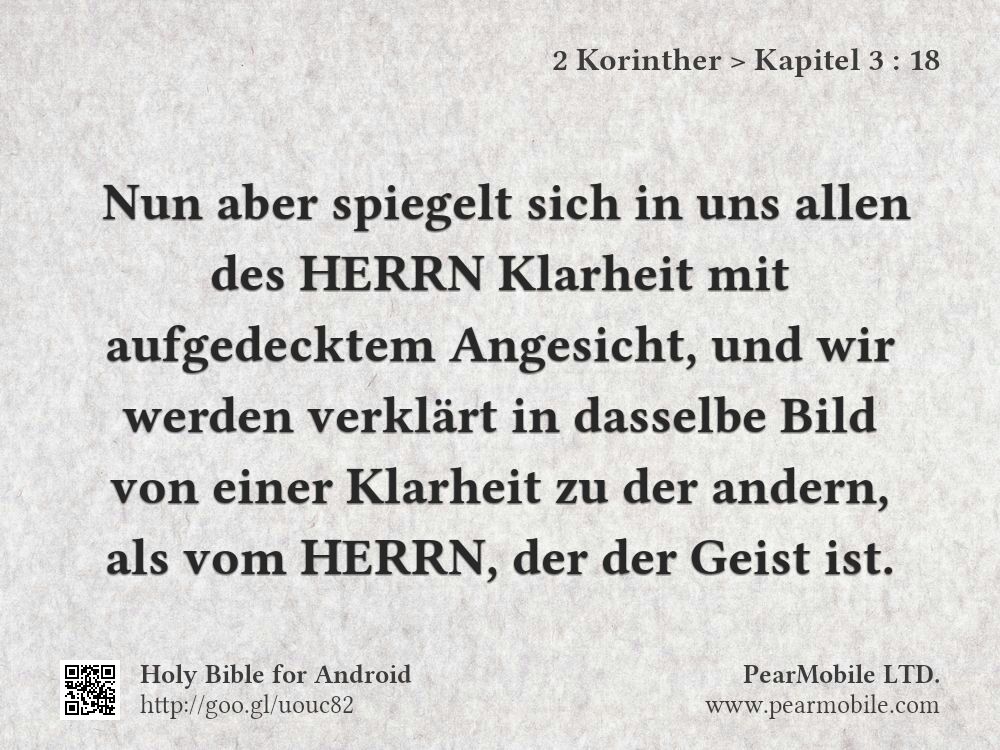 2 Korinther, Kapitel 3:18